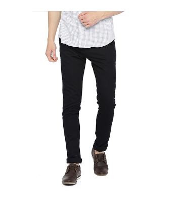 Picture of Men’s Slim-Fit Chino Gabardine Pants Deep Black