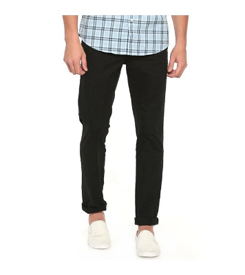 Picture of Men’s Slim-Fit Chino Gabardine Pants Deep Black