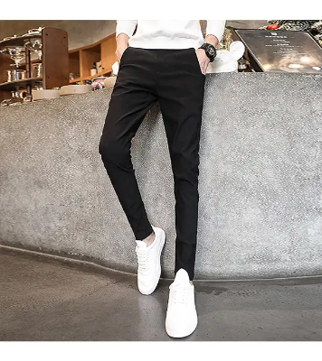 Picture of Men’s Slim-Fit Chino Gabardine Pants Deep Black