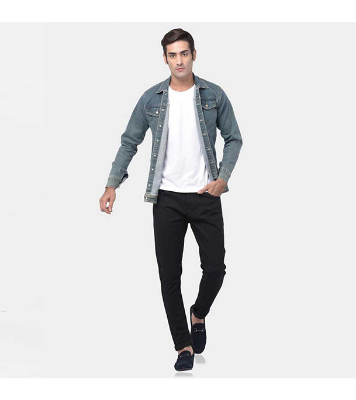 Picture of Men’s Slim-Fit Stretchable Jeans Pant Deep Black