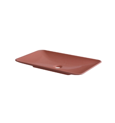 Buy Table Top Basin Rectangular Red Mix at Best Price In Bangladesh	
