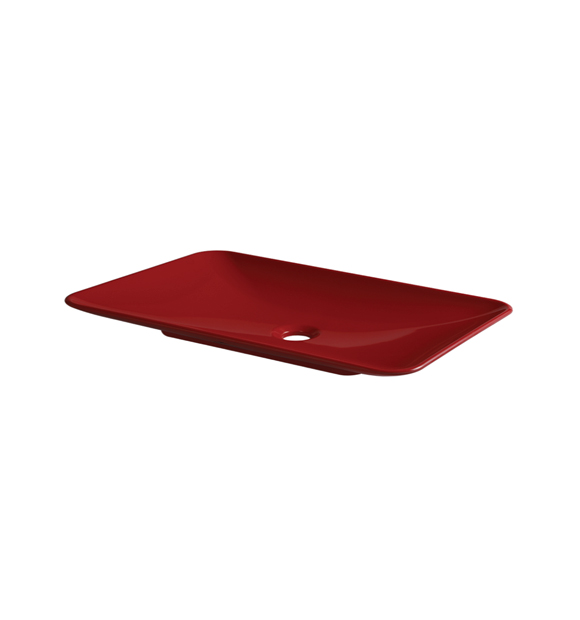 Buy Table Top Basin Rectangular Red at Best Price In Bangladesh	