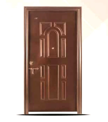 Bravo Slim Metal Door  Pole Design(7'X3') L/H 