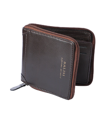 Stylish Round Zipper Wallet for Men 