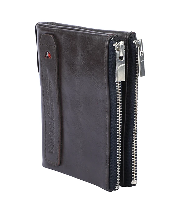 Stylish Leather Wallet Chocolate