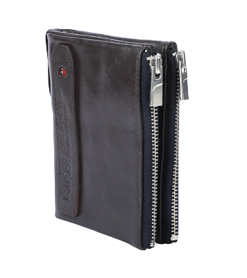 Stylish Leather Wallet Chocolate