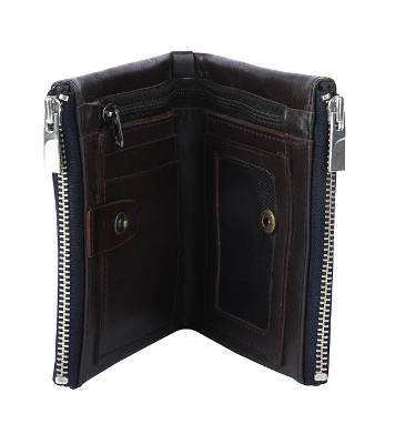 Stylish Leather Wallet Chocolate