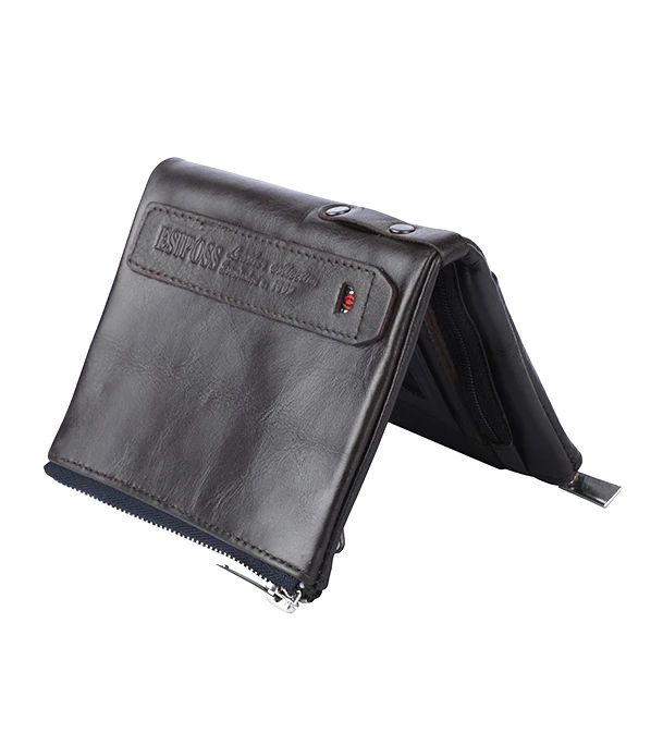 Stylish Leather Wallet Chocolate