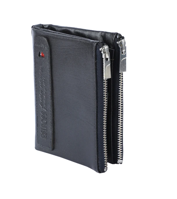 Stylish Leather Wallet Black 