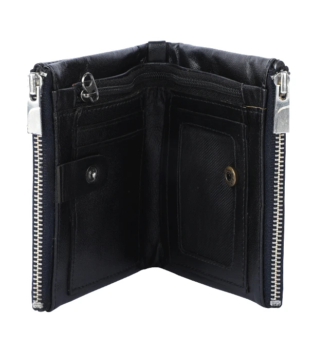 Stylish Leather Wallet Black 