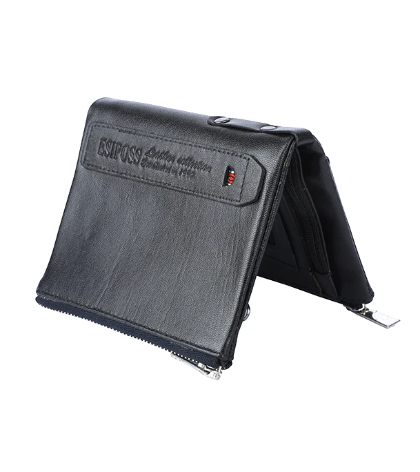 Stylish Leather Wallet Black 