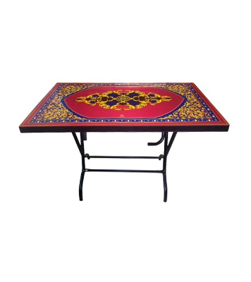 Buy Deco Classic Table 4 Seat S/L Print Stone Black Online at Best Price