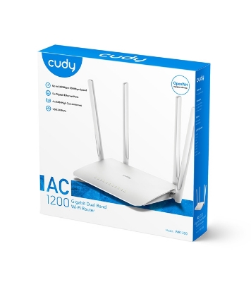 Buy CUDY WR1300 - Dual Band AC1200 Gigabit Smart Wi-Fi Router Online