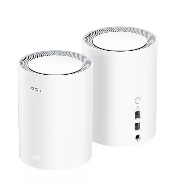Picture of Cudy 2022 New WiFi 6 Mesh WiFi, AX1800 Whole Home Mesh WiFi System - Covers up to 5000 Sq. Ft, 5G Gigabit WiFi 6 VPN Router and Extender, Parental Control, Open VPN, 2-Pack