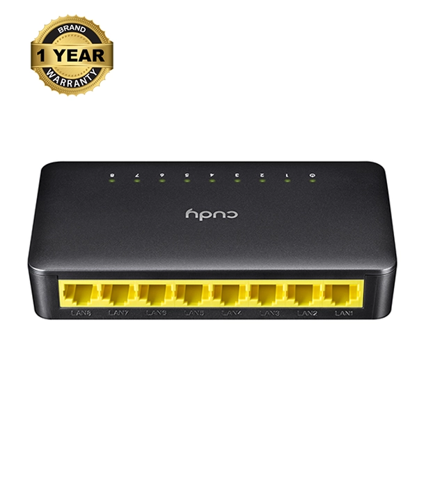Picture of Cudy 8-Port 10/100Mbps Desktop Switch FS108D