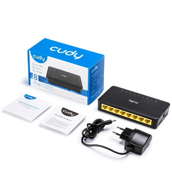 Picture of Cudy 8-Port 10/100Mbps Desktop Switch FS108D