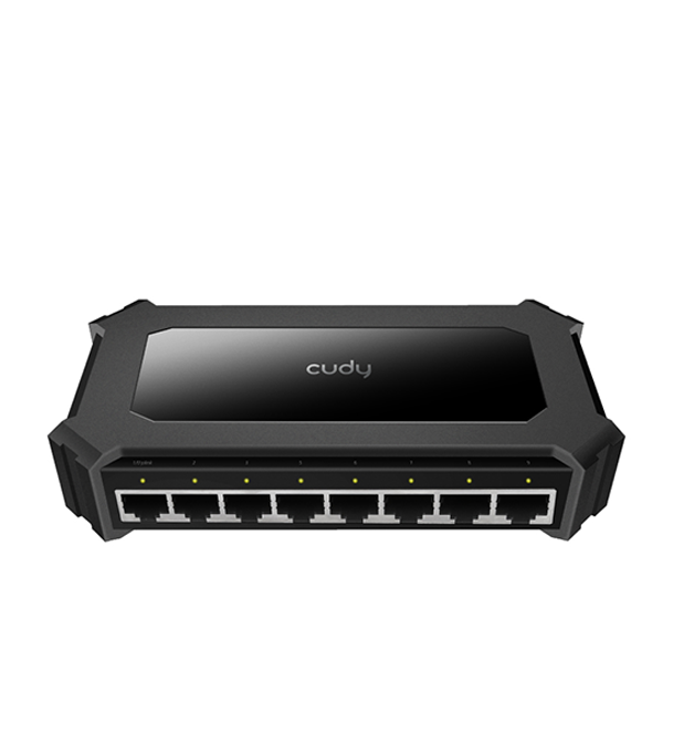 Picture of Cudy GS108 8-Port Gigabit Ethernet Unmanaged Switch - Desktop, Fanless, 10/100/1000Mbps Shielded Ports, Plug and Play, Sturdy Metal Housing