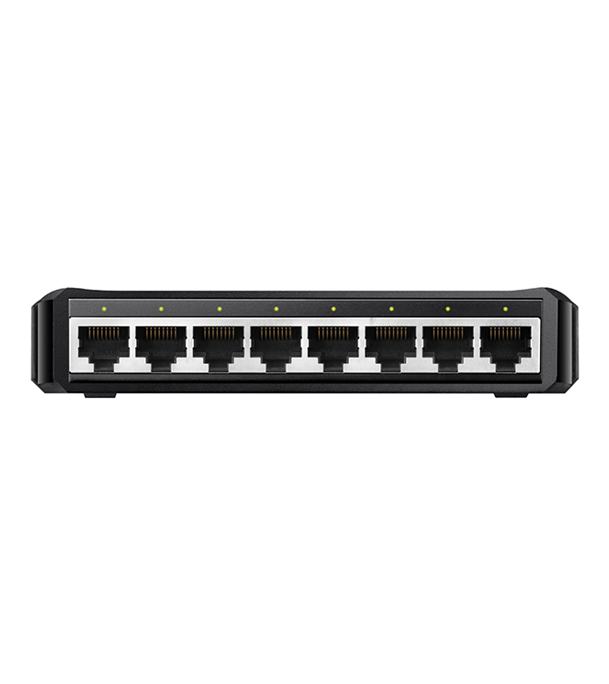 Picture of Cudy GS108 8-Port Gigabit Ethernet Unmanaged Switch - Desktop, Fanless, 10/100/1000Mbps Shielded Ports, Plug and Play, Sturdy Metal Housing
