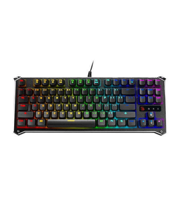 Buy A4TECH Bloody B930 TKL RGB Light Strike Libra Brown Optical Switch Mechanical Gaming Keyboard Online