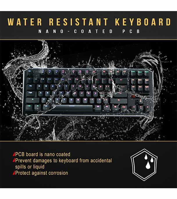 Buy A4TECH Bloody B930 TKL RGB Light Strike Libra Brown Optical Switch Mechanical Gaming Keyboard Online