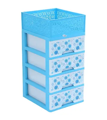 Picture of Premium Closet-4 Drawer With Basket Daisy 