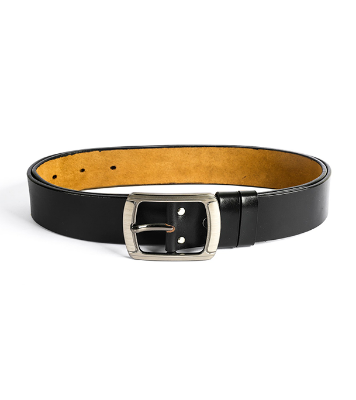 Buy Men's Premium One Part Cow Leather Belt Black at Best Price In Bangladesh