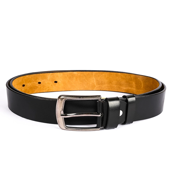 Buy Men's Exclusive One Part Buffalo Leather Belt Black at Best Price In Bangladesh