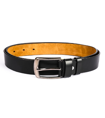 Buy Men's Exclusive One Part Buffalo Leather Belt Black at Best Price In Bangladesh