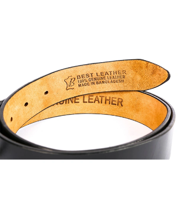 Buy Men's Exclusive One Part Buffalo Leather Belt Black at Best Price In Bangladesh