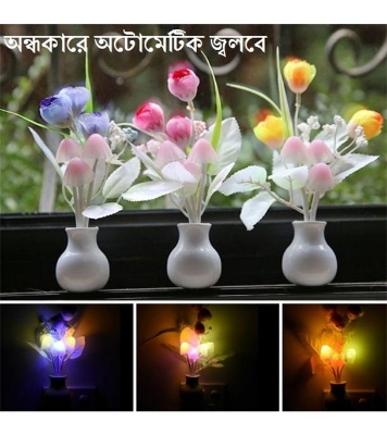 Buy Automatic LED Sensor Mushroom Lamp Both Side Light Multi-Color at Best Price in Bangladesh