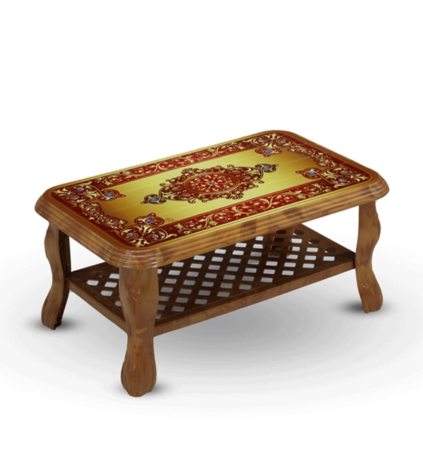 Buy Sofa Table Printed Crown –SW Online at Best Price