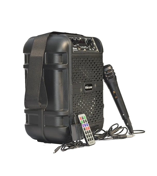 Buy Kamasonic TR-866L Portable Bluetooth Trolley Speaker With Wire Microphone Online at Best Price