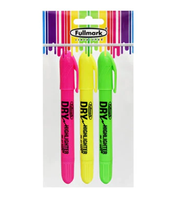 Buy Fullmark Dry Highlighter 3pcs Pack Online at Best Price