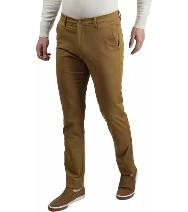 Buy Men's Khaki Premium Casual Gabardine Pant at Best Price In Bangladesh