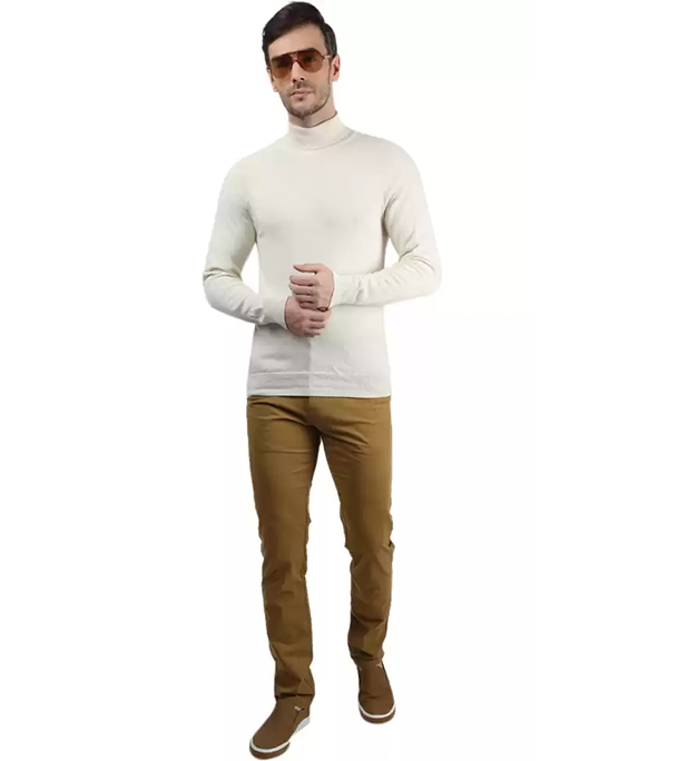 Buy Men's Khaki Premium Casual Gabardine Pant at Best Price In Bangladesh