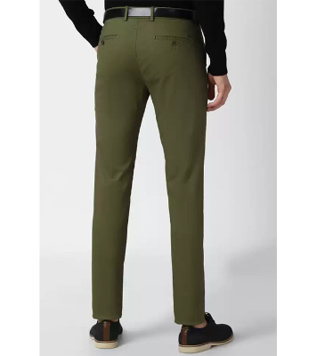 Buy Men's Olive Premium Casual Gabardine Pant at Best Price In Bangladesh