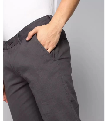 Buy Men's Dark Ash Premium Casual Gabardine Pant at Best Price In Bangladesh