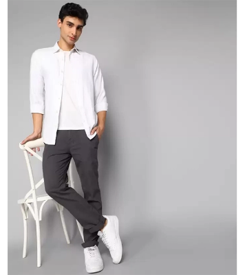Buy Men's Dark Ash Premium Casual Gabardine Pant at Best Price In Bangladesh