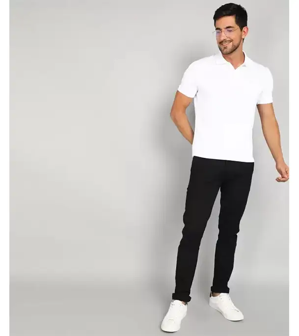 Buy Men's Black Premium Casual Gabardine Pant at Best Price In Bangladesh