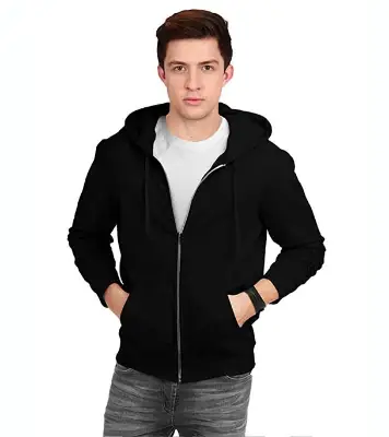 Buy Stylish Hoodie Jacket Black Color For Men at Best Price In Bangladesh