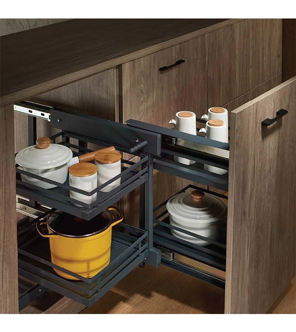 WELLMAX Kitchen Storage System Magic Corner Basket At Best Price In Bangladesh