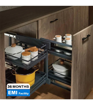 Picture of WELLMAX Kitchen Storage System Magic Corner Basket WMC 17EL  (Best Price)