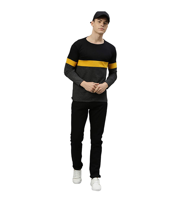 Buy Men's Black Slim Fit Super Stretchable Premium Solid Jeans Pant Online