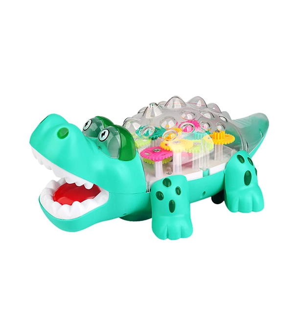 Buy Crocodile Toy Smooth Edges Cute Electric LED Crocodile Crawling Toy at Best Price In Bangladesh