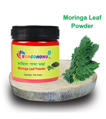 Picture of Moringa Leaf Powder, Sojne Pata Powder, Sajinapata (সাজিনা পাতা গুড়া, সজনে পাতা গুড়া) 100Gm