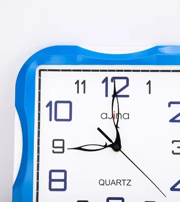 Picture of Ajina Turban SQ Curve Wall Clock Blue