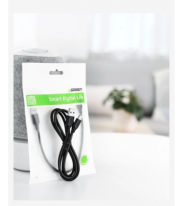 Buy UGREEN 60117 USB-A 2.0 to USB-C Cable Nickel Plating 1.5m at Best Price In Bangladesh