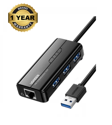 Buy UGREEN 20265 USB 3.0 Hub with Gigabit Ethernet Adapter at Best Price In Bangladesh