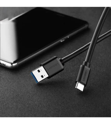 Buy UGREEN 20882 USB 3.0 A Male to Type C Male Cable Nickel Plating 1m Black at Best Price In Bangladesh