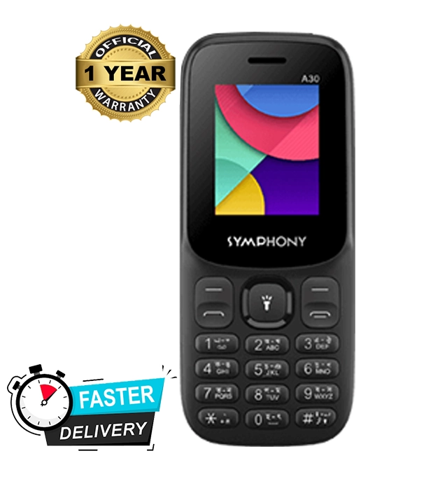 Buy Symphony A30 Feature Phone- Matt Black at Best Price In Bangladesh